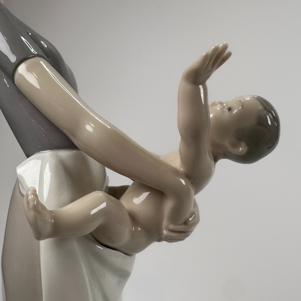Lladro Maternidad 4575 Maternity Motherhood & Child Baby 13" Brille VTG 1969 Box - Picture 11 of 16